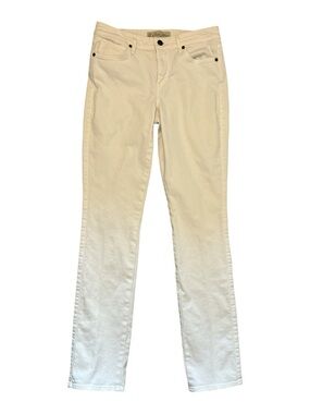 Cookie Johnson White Straight Leg Jeans Women’s Size 28 Stretch Denim USA Made